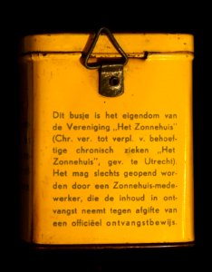 Het Zonnehuis collectebusje, foto3