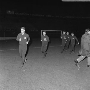 Het West-Duitse elftal zoals dat tegen Nederland zal uitkomen, de Duitsers tijde, Bestanddeelnr 918-9576
