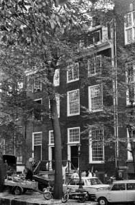 Het nieuwe clubgebouw van de AVSV aan de Raamgracht Het Gulden Huis, Bestanddeelnr 920-7751