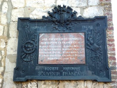 Heuringhem (Pas-de-Calais, Fr) plaquette guerre 1870