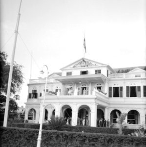 Het gouvernementspaleis in Paramaribo, Bestanddeelnr 252-4254