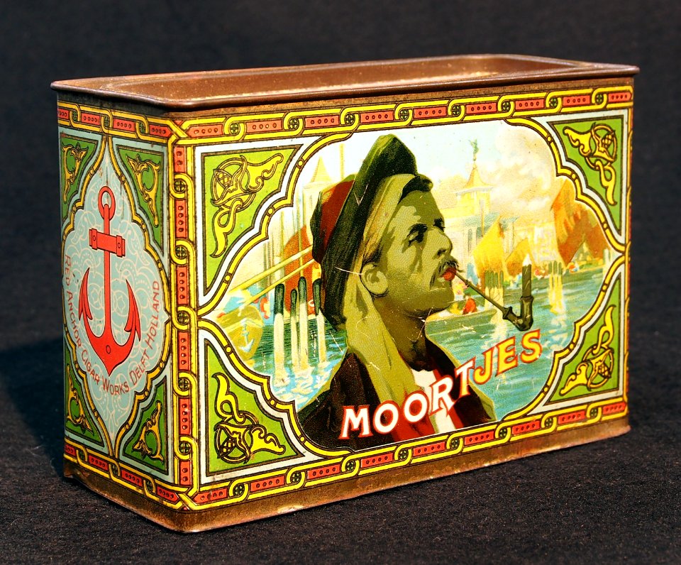 Het Rode Anker cigaren blik, A Hillen, Delft, foto 9
