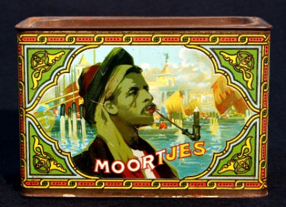 Het Rode Anker cigaren blik, A Hillen, Delft, foto 4