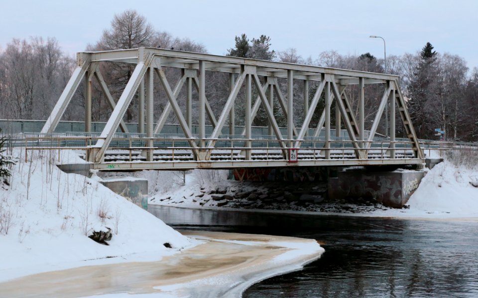 Hietasaari Railway Bridge Oulu 20210117