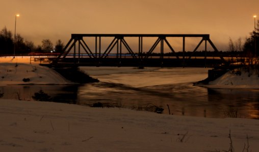 Hietasaari Railway Bridge Oulu 20140222