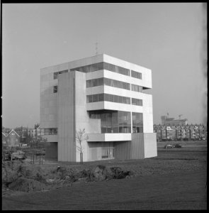 Het Sühnezeichen pand aan de Oostmaaslaan 1968