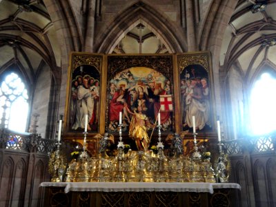 High altar of Freiburg Minster - DSC06591