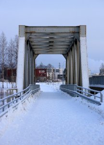 Hietasaari Railway Bridge Oulu 20180121