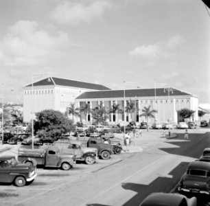 Het postkantoor aan het Waaigatplein in Willemstad, Bestanddeelnr 252-3052
