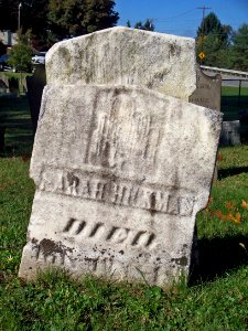 Hickman (Sarah), Bethel Cemetery, 2015-10-15, 01