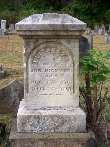 Hickman (Elizabeth), Bethany Cemetery, 2015-10-09, 01