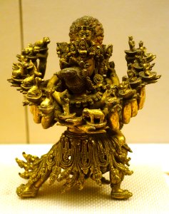 Hevajra, Tibet, 1368-1644 AD, gilt copper - Sichuan Provincial Museum - Chengdu, China - DSC04374