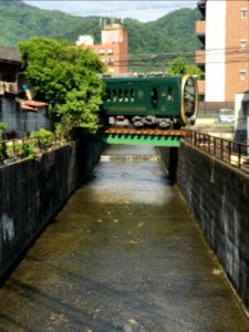 Hiei passing over Otowa river 20180514