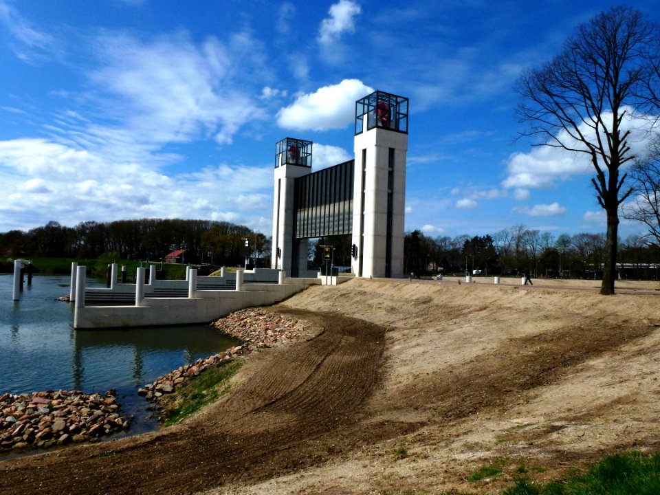 Heumen, nieuwe sluis 05 vanuit zuidoosten gezien