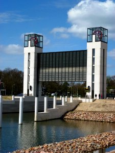 Heumen, nieuwe sluis 06 sluisdeur zuidzijde