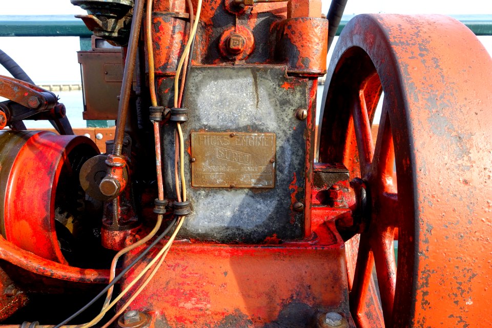 Hicks Engine Sure!, Model H, No. 9019, 8 HP, Yuba Manufacturing Company, San Francisco, USA - Hercules - Hyde Street Pier - San Francisco, CA DSC02298