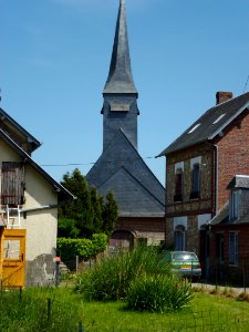 Heudreville-en-Lieuvin (Eure, Fr) église, la tour
