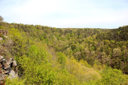 Hawks Glide Overlook, Little River Canyon, April 2018