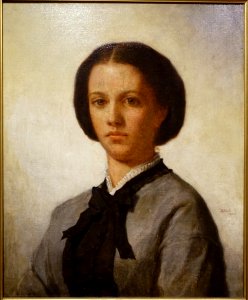 Hetty Appleton Coolidge by William Morris Hunt, 1861, oil on canvas - Cape Ann Museum - Gloucester, MA - DSC01034