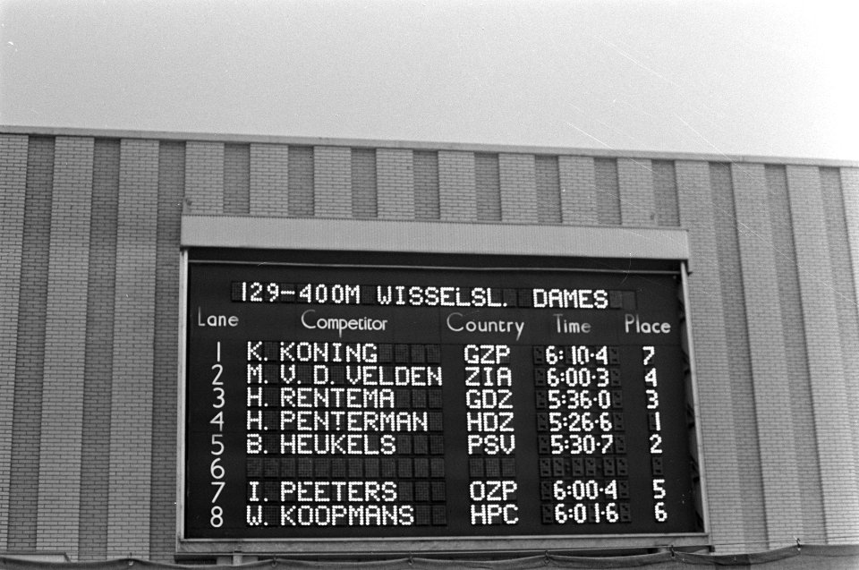 Het uitslagenbord, Bestanddeelnr 921-5709