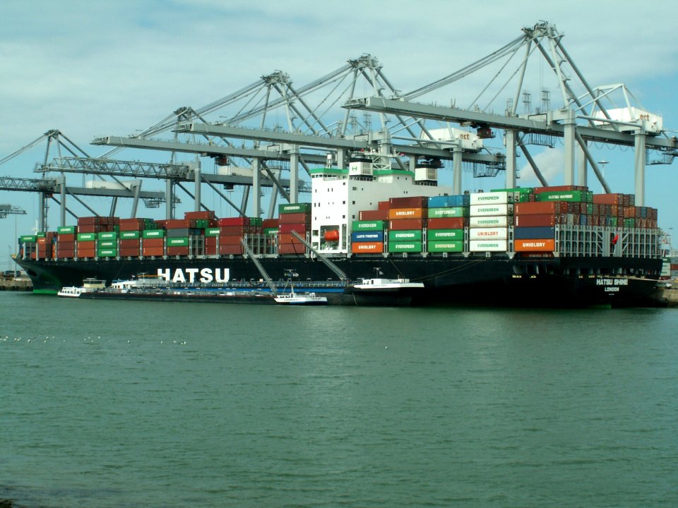 Hatsu Shine p2, at the Amazone harbour, Port of Rotterdam, Holland 17-Apr-2006
