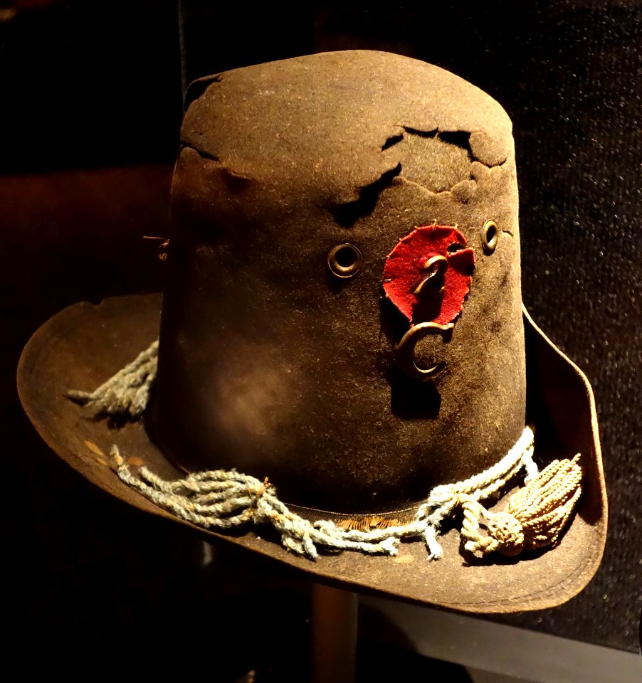 Hat, Union Army Infantry, Pattern of 1858 - Wisconsin Veterans Museum - DSC03024