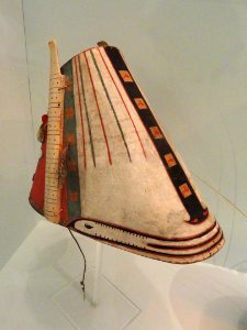 Hat (man's), Aleut, collected in 1867-1868 - Native American collection - Peabody Museum, Harvard University - DSC05646