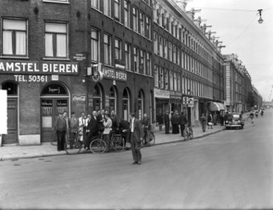 Havenstaking in Amsterdam. Stakers in gesprek, Bestanddeelnr 904-1349