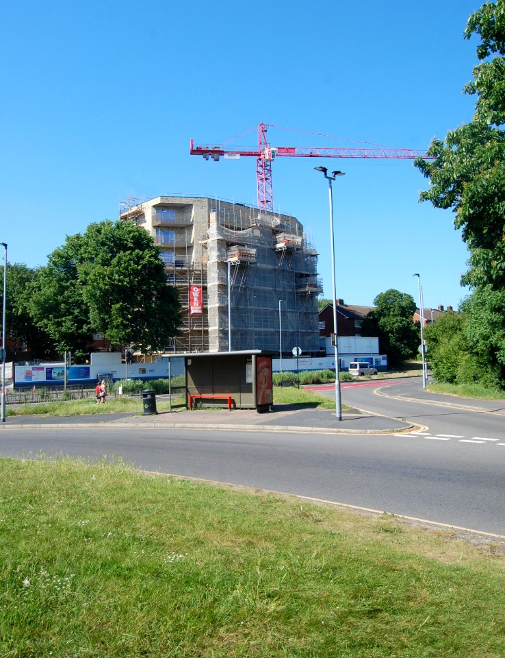 Hawkridge Court, Selsfield Drive, Moulsecoomb (May 2020, under construction) (1)