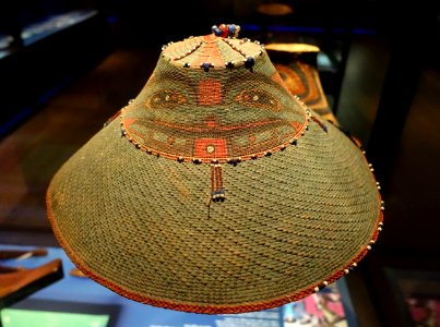 Hat, Alaska, c. probably 1750-1800 AD, No. 1968.19.0038 - Etnografiska museet - Stockholm, Sweden - DSC01091