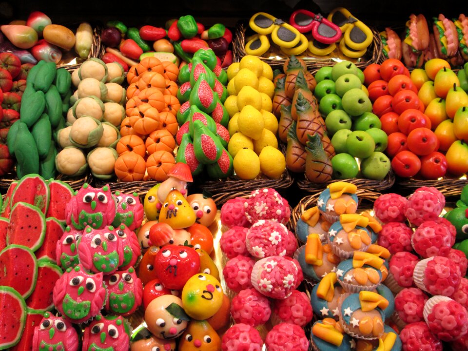 La rambla marzipan sweets