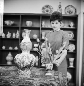 Het vervaardigen van Delfts Blauw , reportage, Bestanddeelnr 916-1720