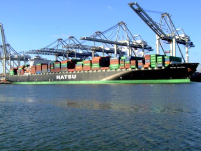 Hatsu Crystal p3, at the Amazone harbour, Port of Rotterdam, Holland 25-Jan-2007