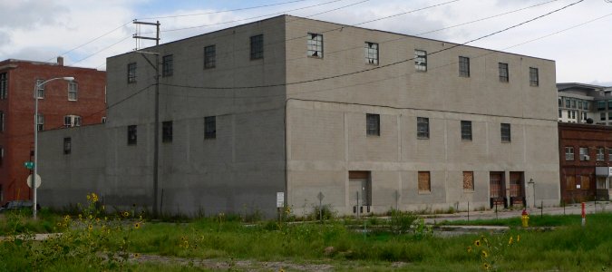 Hay Exchange building (Omaha) concrete N addn from NW 1