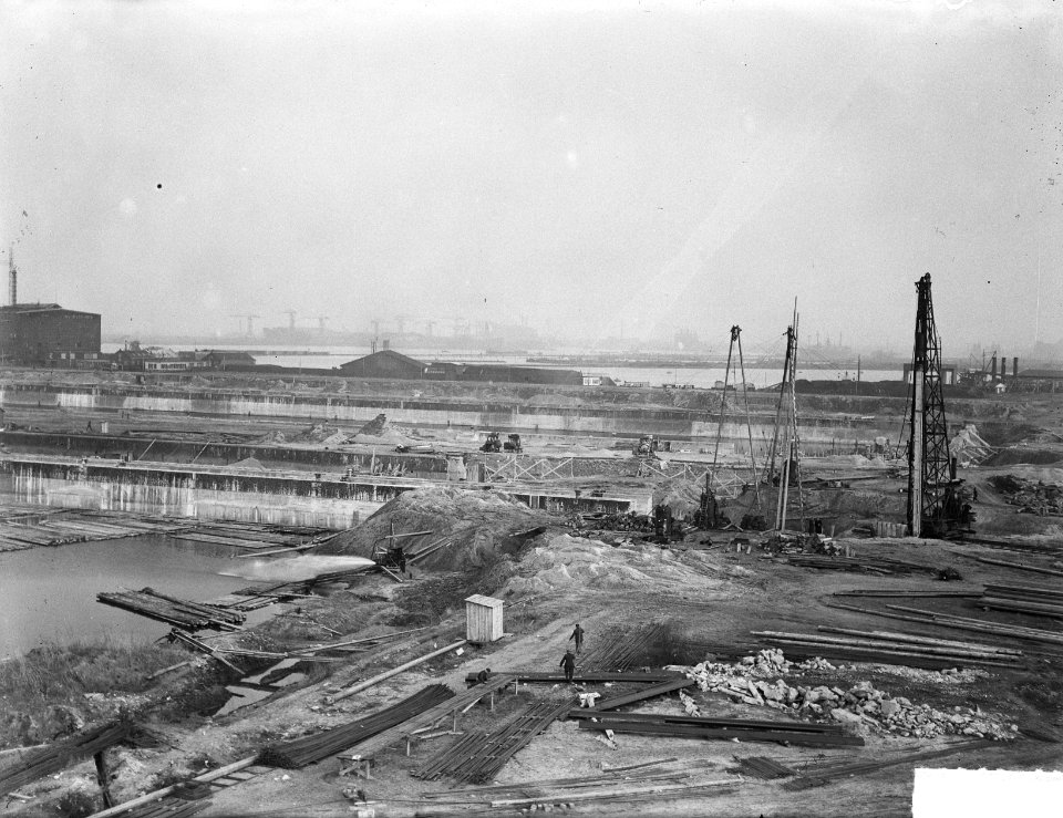 Havens in Rotterdam-west worden uitgebreid, Bestanddeelnr 903-8678
