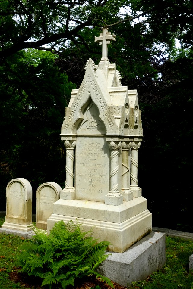 Hayward Parker memorial - Mount Auburn Cemetery - DSC04262