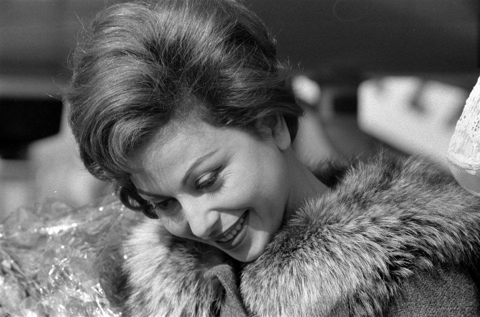 Haya Harareet, hoofdrolvertolkster, in de rol van Esther, in de film Ben Hur, Bestanddeelnr 911-6562