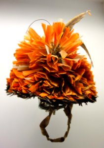 Hat for chief, feathers - Kalonji, Zaire - Royal Museum for Central Africa - DSC07033