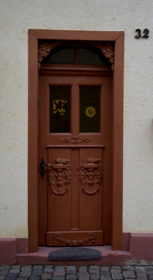Hattersheim, Erbsengasse 32, Tür