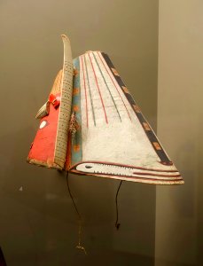 Hat (man's), Aleut, collected in 1867-1868 - Native American collection - Peabody Museum, Harvard University - DSC05853