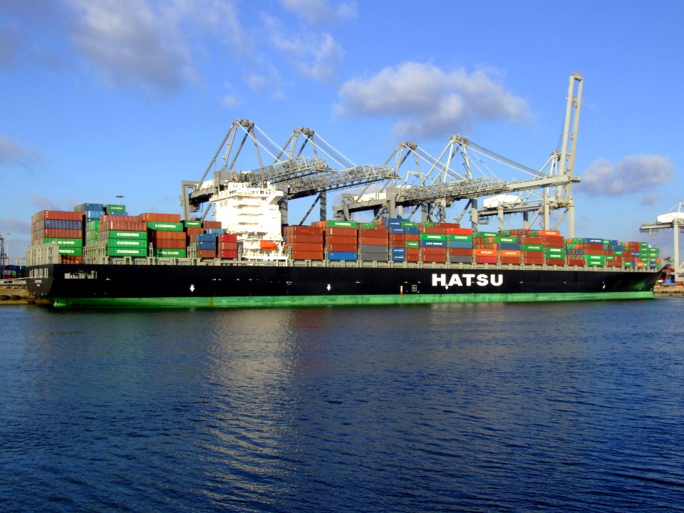 Hatsu Crystal p6, at the Amazone harbour, Port of Rotterdam, Holland 25-Jan-2007