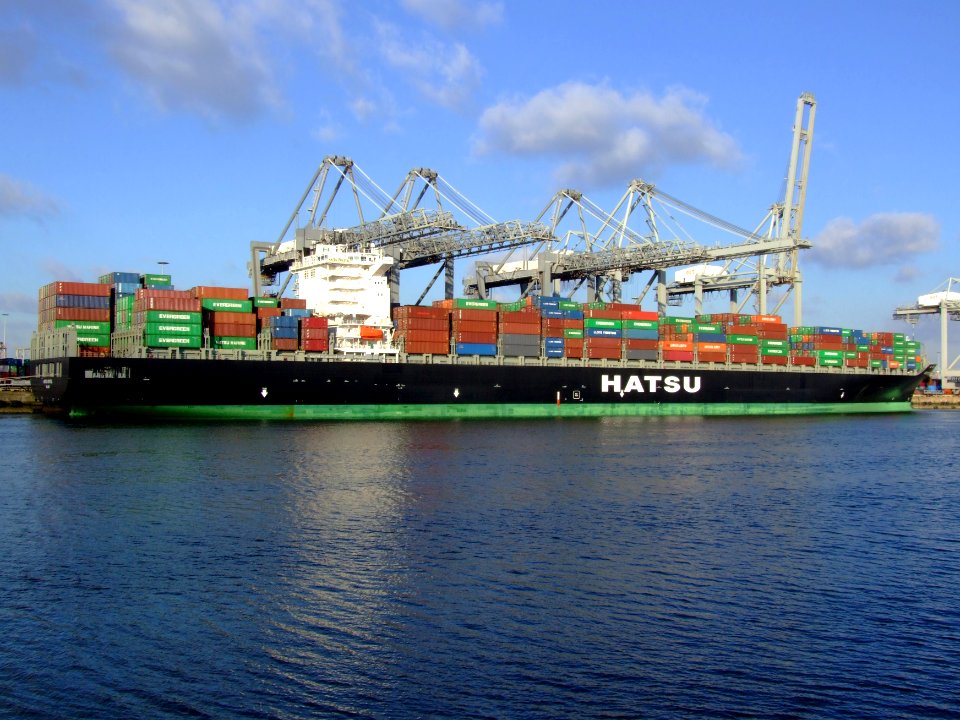 Hatsu Crystal p5, at the Amazone harbour, Port of Rotterdam, Holland 25-Jan-2007