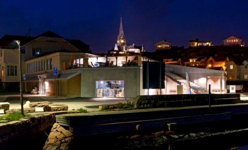 Havets Hus at night 1