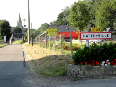 Hattenville (Seine-Mar.) entrée