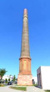Hattersheim, Ehemalige Sarotti-Schokoladenfabrik, Schornstein