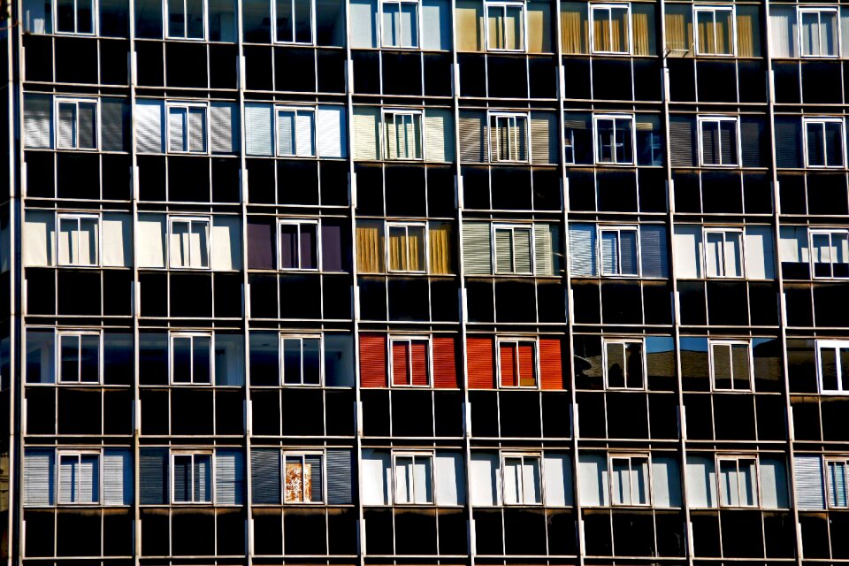 Lines forms texture city