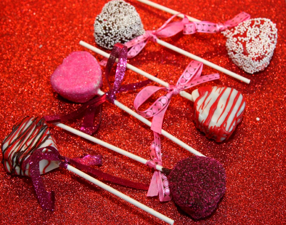 Hearts cake dessert