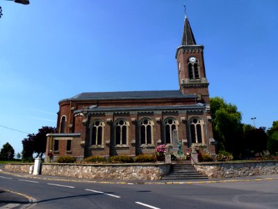 Haulchin (Nord, Fr) église, extérieur