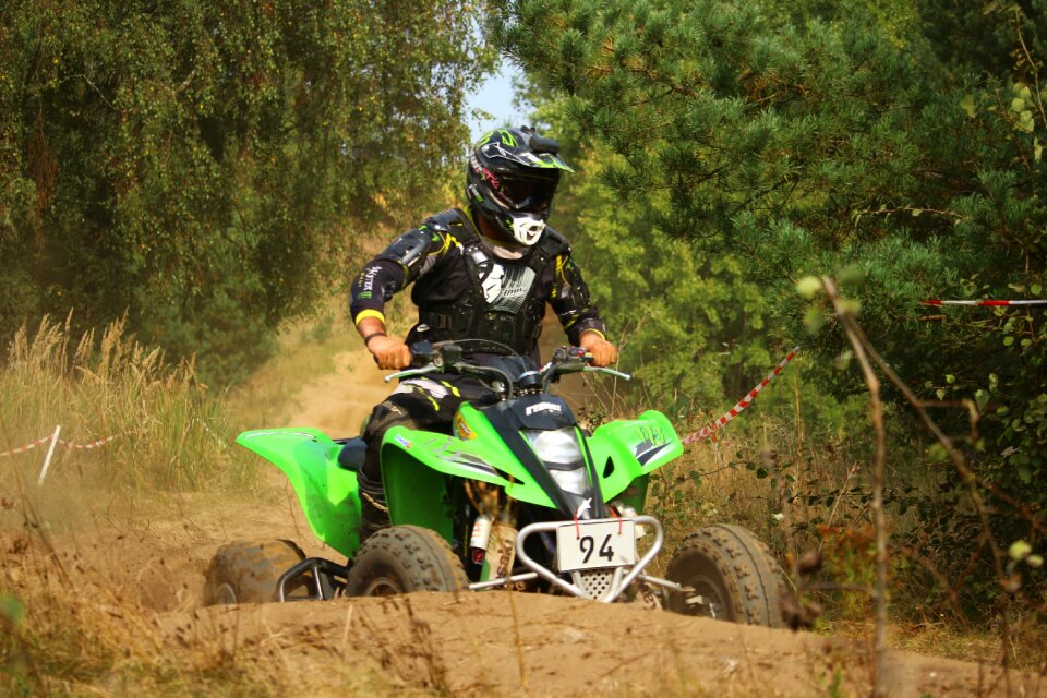 Motocross cross sand