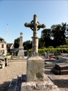 Hattenville (Seine-Mar.) croix de cimetière 1648, verso